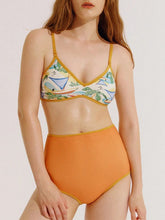 Conjunto de bikini reversible con estampado floral